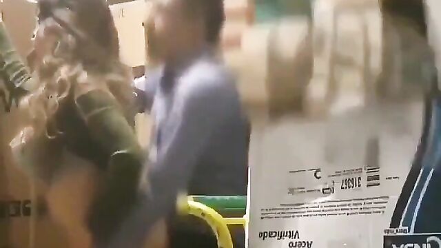 Caught on camera having sex in the office - 1 image