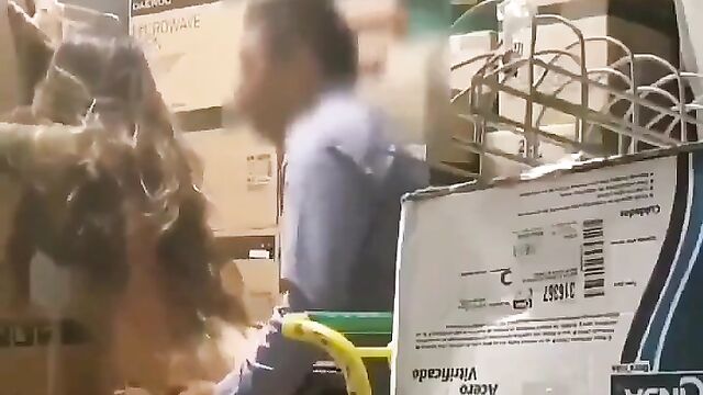 Caught on camera having sex in the office - 4 image