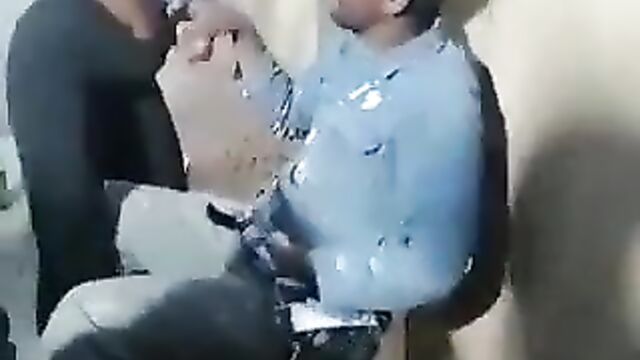 Sucking breast, hand job and fingering in public in a South African restaurant - 5 image