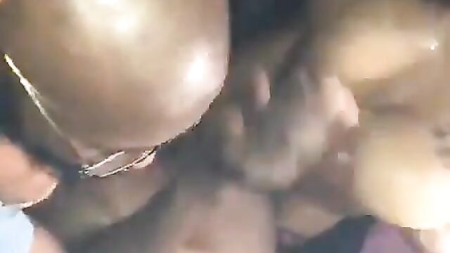 Strippers giving big brother their breasts to suck in public at the club