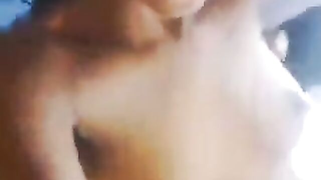 School girl removes bra and exposes her boobs in public after school