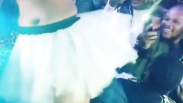 Guys fingering Zodwa Wabantu in public again