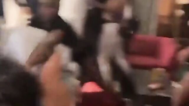 Boobs out, as woman’s hair gets pulled out during fight - 1 image