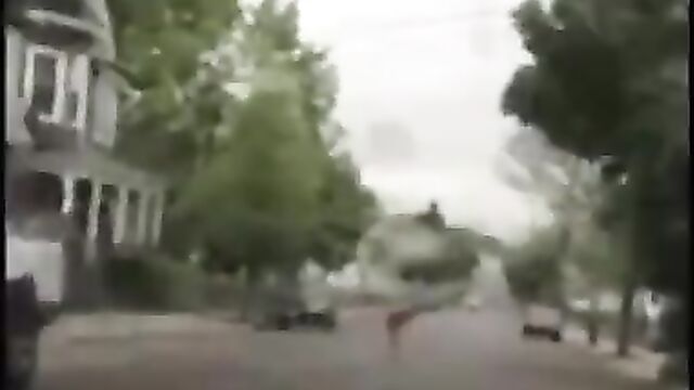 Naked woman on drugs walking around