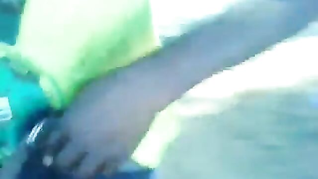 Lady masturbating her man in a public restaurant - 5 image