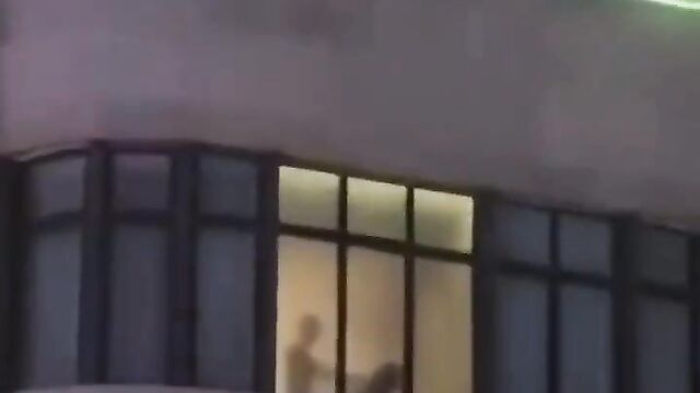 The whole city caught NAKED couple having sex in a hotel!