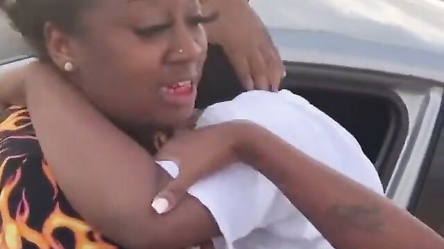 Big Ass Exposed In Public As Girls Fight - 5 image