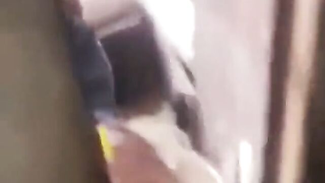 Wife beats husband and side chick with wood after she caught him cheating! - 4 image