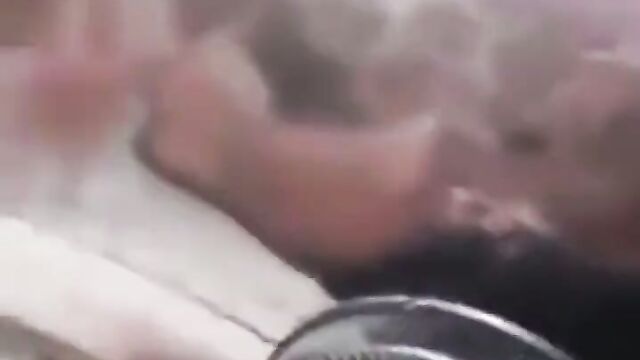 Wife beats husband and side chick with wood after she caught him cheating! - 5 image