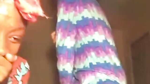 Boob and nipple exposed as girl makes content