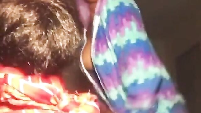 Boob and nipple exposed as girl makes content - 4 image