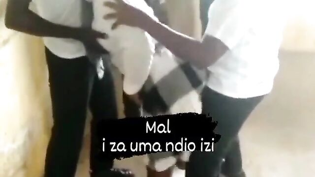 Corrupt School Girl Grinding Her Ass On Schoolboy’s Dick As Classmate Presses Her Breasts In Class