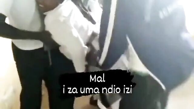 Corrupt School Girl Grinding Her Ass On Schoolboy’s Dick As Classmate Presses Her Breasts In Class - 4 image