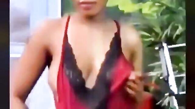 BBNaija Mercy Eke Caught Showing Her Breasts In Public