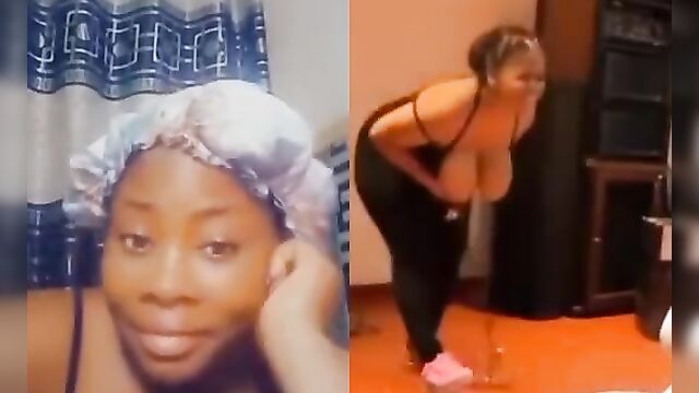 Big Tits pop out as TikTok chubby gets caught skipping on camera - 3 image