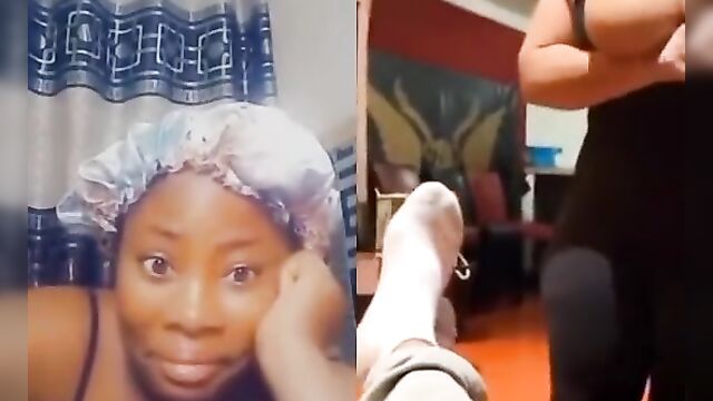 Big Tits pop out as TikTok chubby gets caught skipping on camera - 4 image