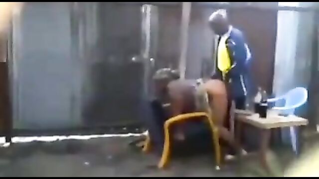 Doggy style at a beer garden - 1 image