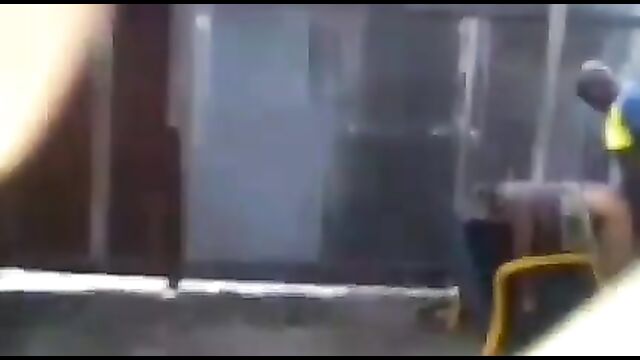 Doggy style at a beer garden