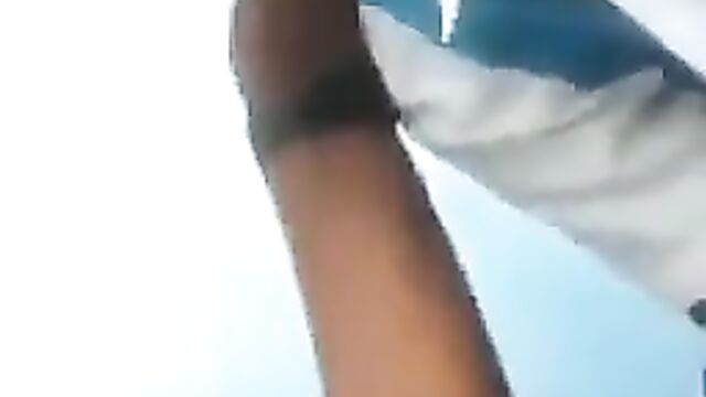 School girl caught giving her student boyfriend blow job in school uniform in public - 4 image