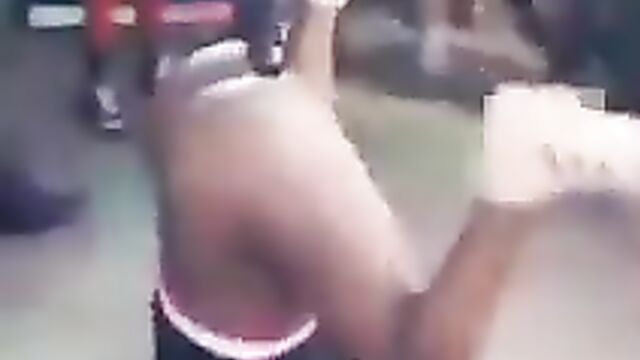 Crazy entertainment at a club party - 1 image