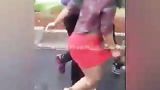Pussy And Ass Exposed In Public As 2 Girls Fight Over A Married Man - 5 image
