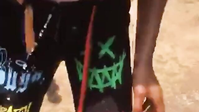 Olosho Girl Stripped Naked In Public And Boobs And Ass Exposed For Allegedly Stealing - 1 image