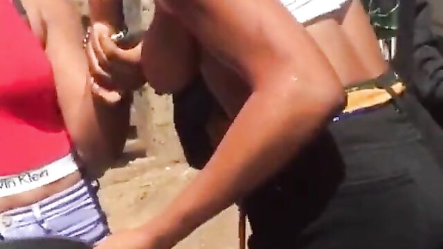 Olosho Girl Stripped Naked In Public And Boobs And Ass Exposed For Allegedly Stealing