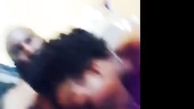 Mzansi student and her sugar daddy blow job sex leak