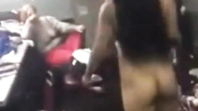 Breasts Pop Out As Naked Stripper Gets Caught Fighting In Public