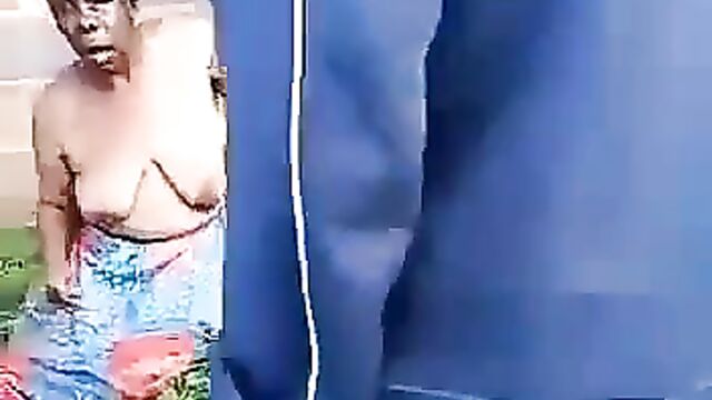 Old woman stripped naked in public, accused of witchcraft and allegedly thrown into fire! - 1 image