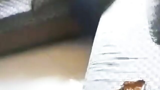 African maid caught masturbating on a sofa - 1 image