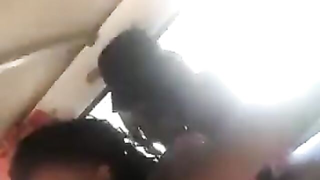 Thot on a bus rubs cash on her pussy for the passengers to smell the sweetness of her honeypot - 3 image