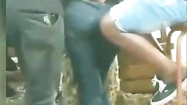 Guy playing with girlfriend’s ass at a bar in public - 5 image