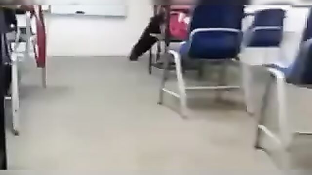 Students Having Sex and Blowjob  in the Classroom