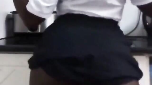 Schoolgirl with the biggest ass - 4 image