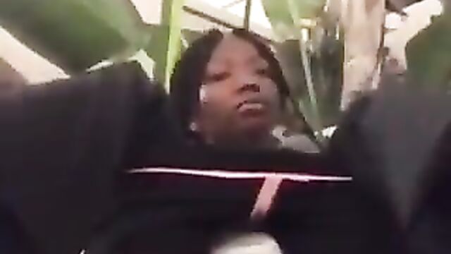 Student caught exposing pussy and fingering herself during class