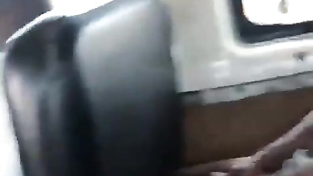 Guy caught masturbating on a bus - 4 image