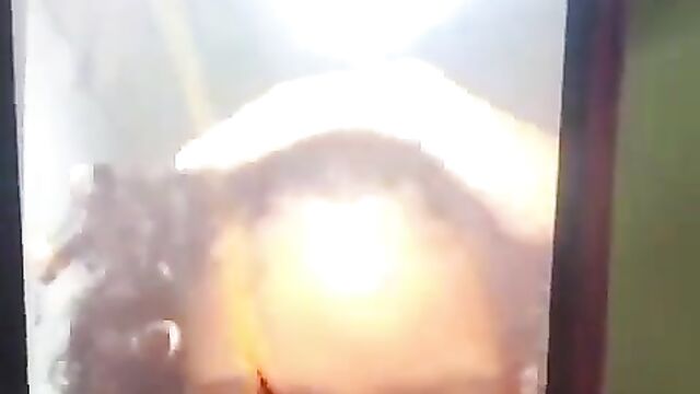 Man uses pressing iron on side chick, and beats and strips her naked for cheating, exposing boobs and ass