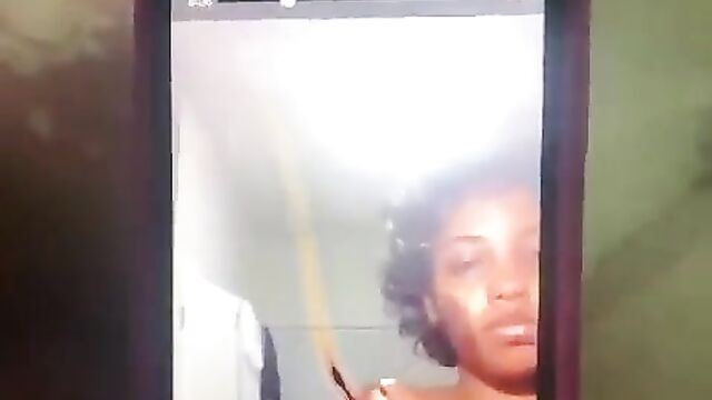 Man uses pressing iron on side chick, and beats and strips her naked for cheating, exposing boobs and ass - 3 image