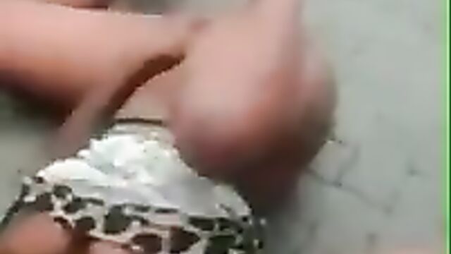 Drug-addict gets drunk and naked in public - 1 image