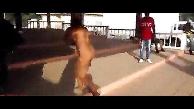 Alleged Witch Strips Naked In Public In Ghana, Exposing Her Breasts, Ass And Pussy - 3 image