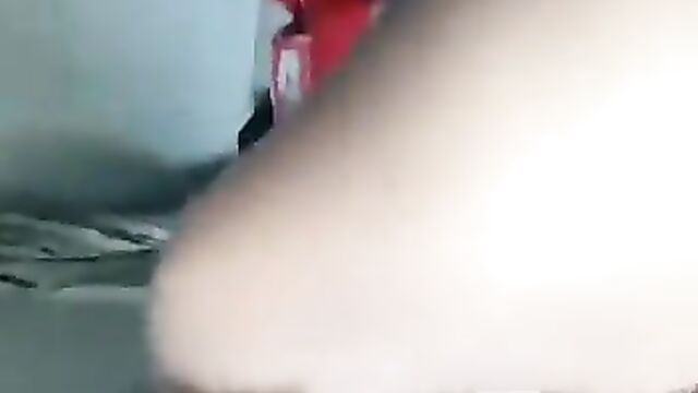 Naked woman showing pussy on a road trip - 5 image