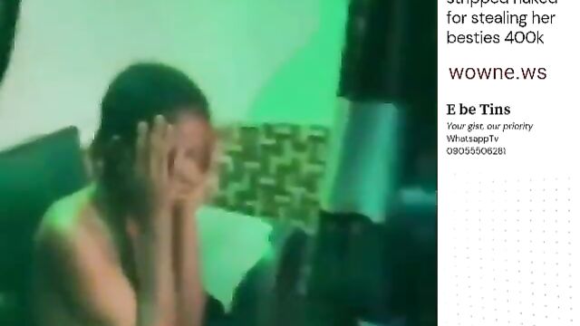 Lady stripped naked and beaten in public for stealing her friend’s 400k - 3 image