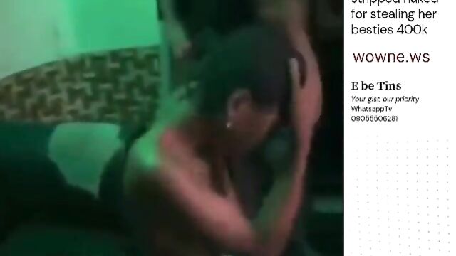 Lady stripped naked and beaten in public for stealing her friend’s 400k - 5 image