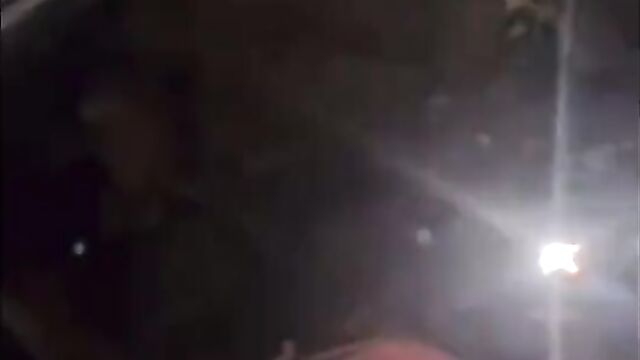 Couple having hot doggy style sex in a car in public - 5 image