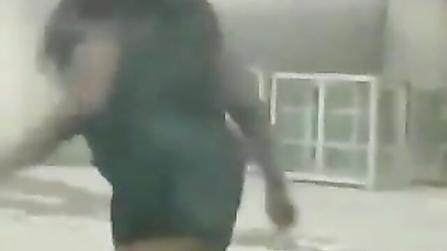 Busty woman runs mad in public, offering pussy to passersby - 1 image