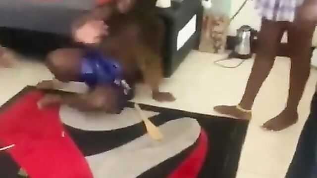 Ugandan girl, Pretty Nicole, stripped and beaten in public by 3 ladies for allegedly snatching boyfriend – Part 2 - 3 image