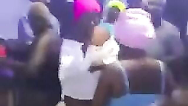 Ass exposed as runs girls dance without panties at an alleged Yahoo Boy’s sex party in Nigeria - 1 image