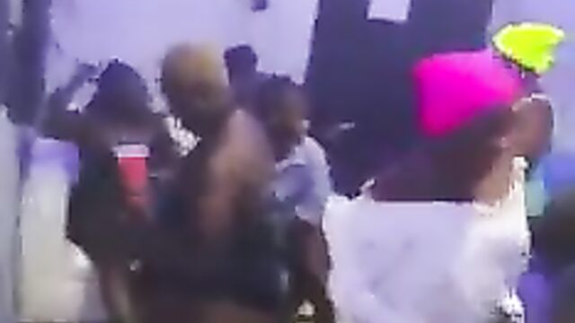 Ass exposed as runs girls dance without panties at an alleged Yahoo Boy’s sex party in Nigeria