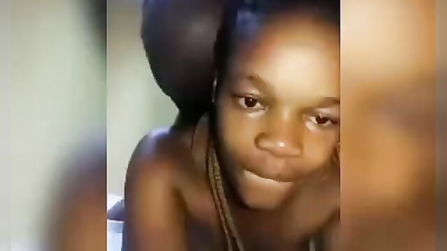 Ebony Student And Boyfriend doggystyle Leaked Sex Tape - 1 image